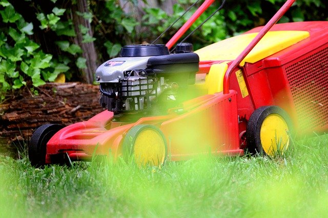 Lawn Mower Mow Gardening Rush  - congerdesign / Pixabay