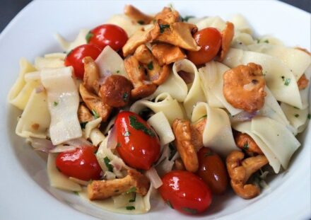 Mushrooms Pasta Noodles Healthy